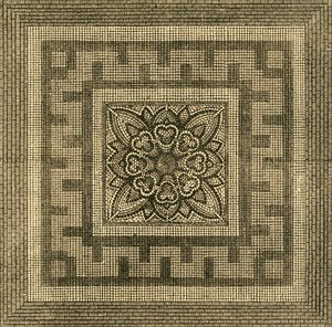 1897年在Threadneedle街发现的古罗马人行道，1897年。 作者 不明