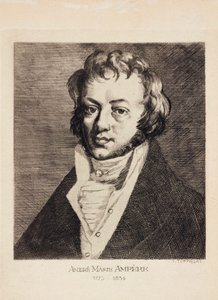 Andre-Marie Ampere, French physicist and mathematician, c 1820 作者 不明