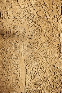 Angkor Wat, Carved Detail on WallTree, Siem Reap, Cambodia 作者 不明