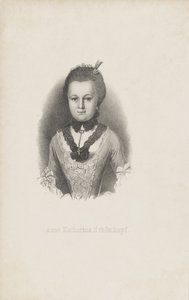 Anna KatharinaKäthchenSchönkopf1746-1810，约1820年。 作者 不明