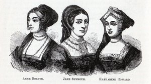 安妮·波林简·西摩凯瑟琳·霍华德（Katharine Howard），1882年 作者 不明