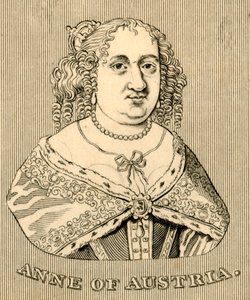 奥地利的安妮（Annie of Austria），1601年至1666年，1830年。 作者 不明