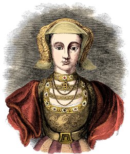 克莱夫斯的安妮（1515-1557），英格兰亨利八世的第四任妻子，19世纪 作者 不明
