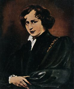 安东·范·戴克（Anton van Dyck）1599-1641。 -自画像，1934年。 作者 不明