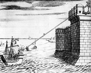 阿基米德燃烧镜，锡拉丘兹围困时期使用的设备，公元前215-212年1642年 作者 不明