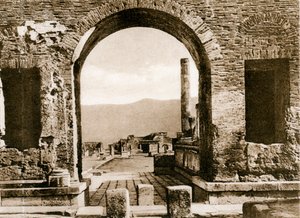 Arco di Nerone，庞贝城，意大利，约c1900年代 作者 不明