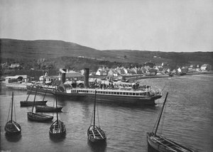 Ardrishaig-Ardrishaig Quay的Steamer Columba，1895年 作者 不明