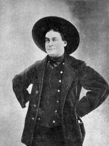 阿里斯蒂德·布鲁特（Aristide Bruant），法国歌舞表演歌手，喜剧演员和夜总会老板，1901年 作者 不明