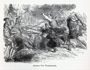 阿诺·冯·温克瑞德（Arnold von Winkelried），1882年 作者 不明