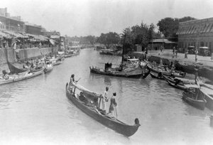 伊拉克巴士拉，阿沙尔溪（Ashar Creek），1917年 作者 不明
