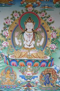Avalokitesvara, buddha of compassion, Kathmandu, Nepal 作者 不明