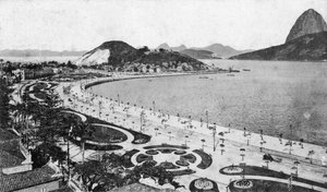 20世纪初，里约热内卢博塔福戈（Botafogo）的贝拉玛（Beira-Mar）大道 作者 不明
