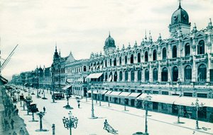 巴西里约热内卢中央大道（Avenida Central），c1900年代 作者 不明