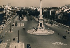 葡萄牙里斯本，自由大道，建于1936年 作者 不明