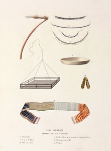 Axe, belt and other items from Oualan 作者 不明