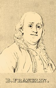 富兰克林（B. Franklin），1706-1790年，1830年。 作者 不明