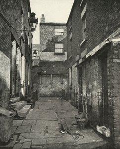 英格兰北部的背靠背房屋，1938年 作者 不明