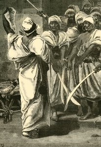 Bagaeus将其信息传达给波斯卫队，1890年。 作者 不明