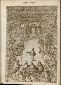 1582年，巴尔塔萨·德·博伊约尔克斯（Balthasar de Beaujoyeulx）创作的女王漫画芭蕾舞团（Queen&39;s Comic Ballet）。 作者 不明