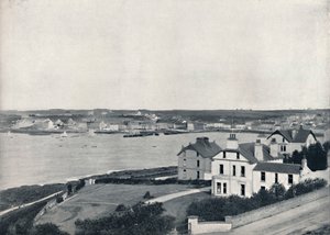 班戈-城镇和海湾，来自普林斯顿莫宁顿公园，1895年 作者 不明