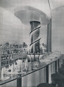 花园俱乐部餐厅酒吧，1942年。 作者 不明