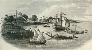 Barrackpore宅邸，来自休利，1803年，1925年。 作者 不明