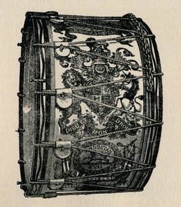 低音鼓，1910年。 作者 不明