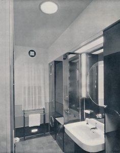 男子洗手间，1936年 作者 不明