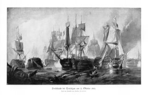 特拉法加战役，1805年10月21日，1900年 作者 不明