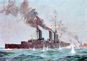 1916年5月31日至6月1日，战列巡洋舰HMS狮子开始行动，日德兰战役 作者 Unbekannt