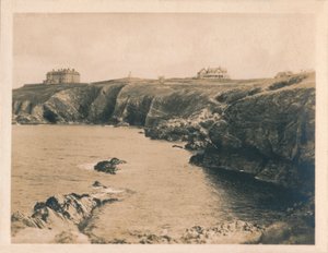 灯塔湾-纽基（Newquay），1927年。 作者 不明