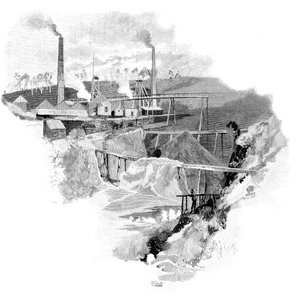 Beaconsfield金矿，塔斯马尼亚，澳大利亚，1886年 作者 不明