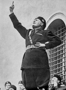 贝尼托·墨索里尼（Benito Mussolini），意大利法西斯独裁者，1930年代 作者 不明