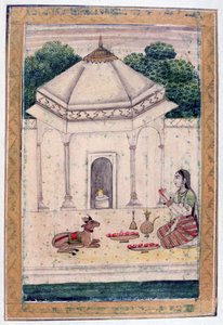 巴列维·拉吉尼（Bhairavi Ragini），《拉加马拉》专辑，拉贾斯坦邦学校，十九世纪 作者 不明