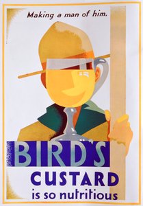 Birds Custard广告，1930年 作者 不明
