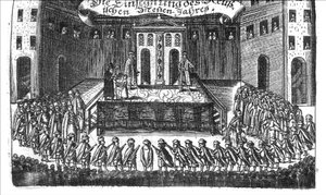 1693年，乔治·亚当·施莱辛格（Georg Adam Adam Schleissing）的德勒·贝登·查伦（Derer beyden Czaaren） 作者 不明
