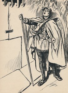 金发女郎在理查兹窗下唱歌，c1907 作者 不明