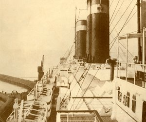 Leviathan的船甲板。，c1930年。 作者 不明