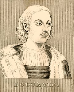 Boccacio，1313-1375，1830年。 作者 不明