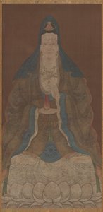 观音菩萨与花瓶和柳枝，明代，1368-1644。 作者 不明