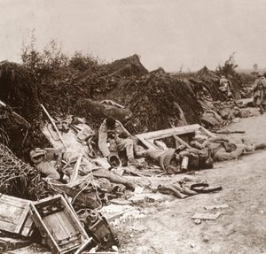 1918年6月，在法国北部占领库尔塞勒之后的尸体 作者 不明
