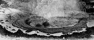 沸腾的硫磺泉，1883年 作者 不明