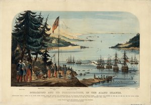 1854年于奥兰群岛的Bomarsund及其防御工事，1854年 作者 不明
