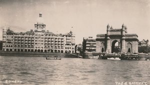 孟买-泰姬陵和网关，c1930年。 作者 不明