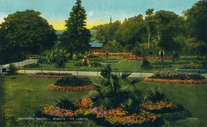 伦敦摄政公园植物园，建于1910年 作者 不明