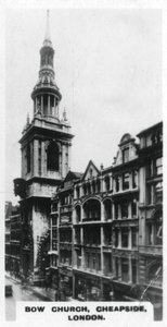 弓教堂，Cheapside，伦敦，大约1920年代 作者 不明