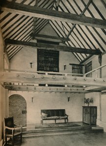 肯特Boxhurst Farm：舞厅尽头。由奥利弗·希尔（Oliver Hill）还原并转换，大约在1928年 作者 不明