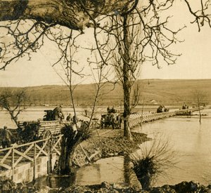 法国北部达尼的默兹河上的大桥，c1914-c1918 作者 不明
