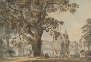 什罗普郡布里奇诺思c。 1790年。 作者 不明