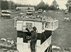 法国的英国陆军航空母鸽：马拉阁楼，1919年。 作者 不明